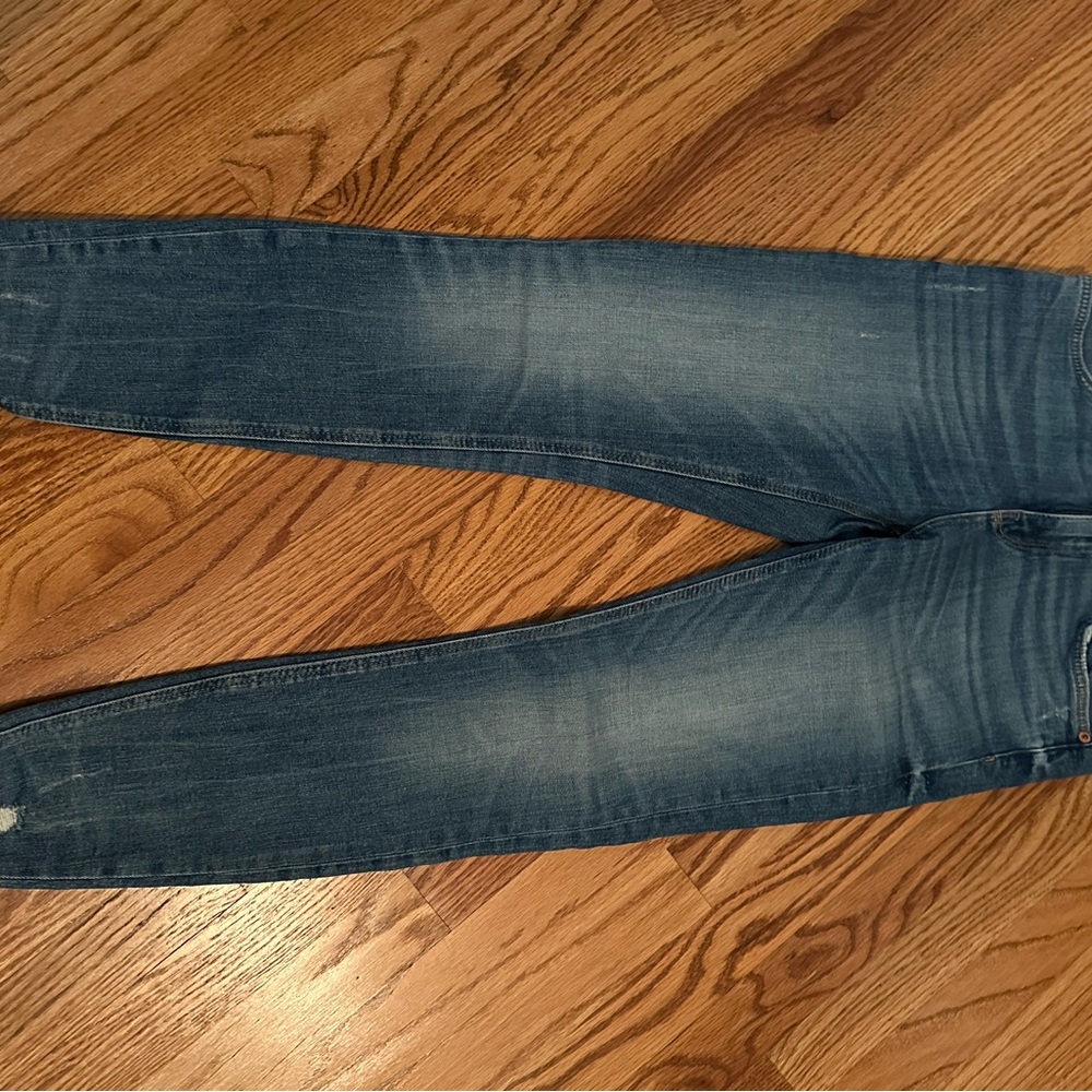 Zara Blue Denim Skinny Jeans